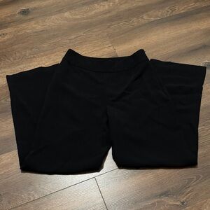 Banana Republic Camden Black Trousers Women Size 4 Wide Leg Work Dress Pants